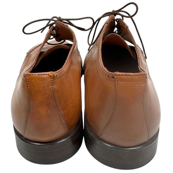George’s Shoes Artesania Artisan Wingtip Oxford Men’s US 10 A Handmade Brown - Picture 4 of 8